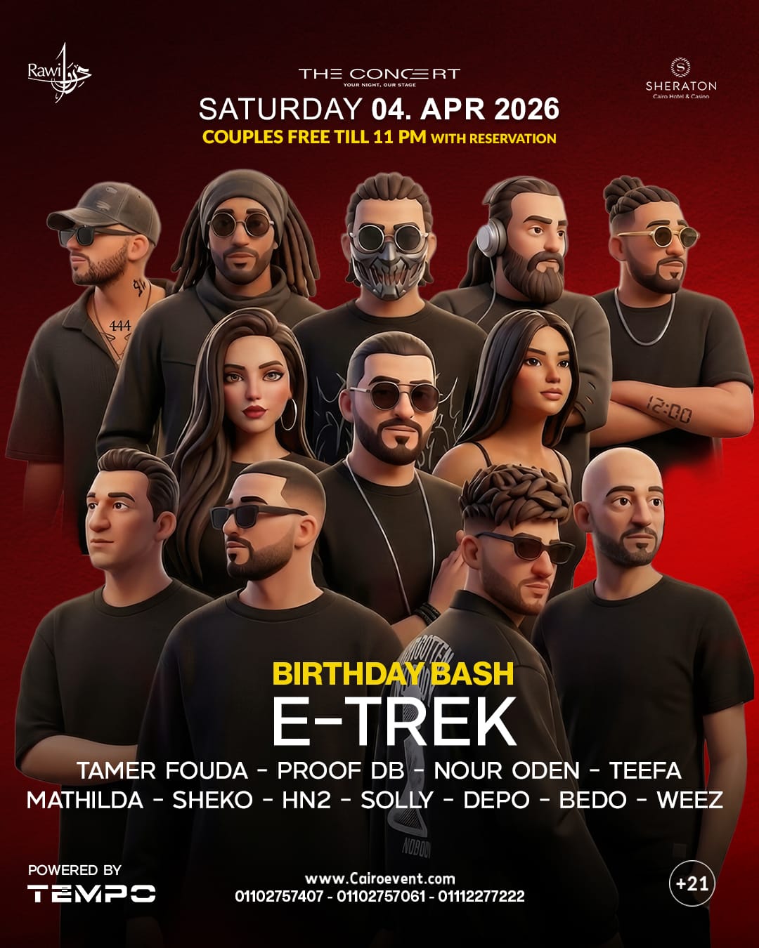 SATURDAY PARTY 4 APR